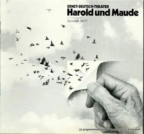 Ernst  Deutsch  Theater Hamburg, Friedrich Schütter, Wolfgang Borchert: Programmheft Harold und Maude von Colin Higgins. Premiere 25. November 1976. Spielzeit 1976 / 77 Heft 4 / 5 (18). 