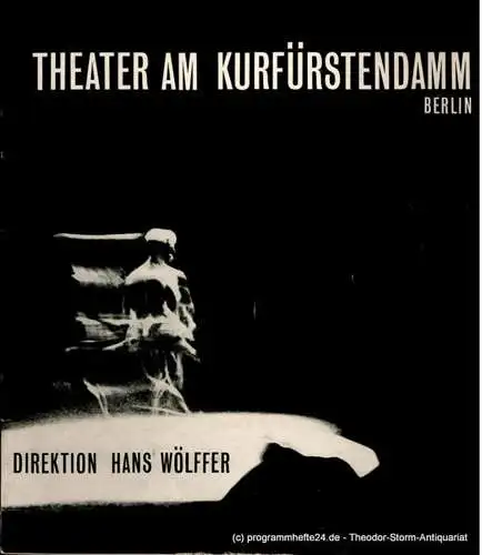 Theater am Kurfürstendamm, Direktion Hans Wölffer: Programmheft Irma la Douce. Ein Stück von Alexandre Breffort. Spielzeit 1963 / 64 Heft 1 (18). 