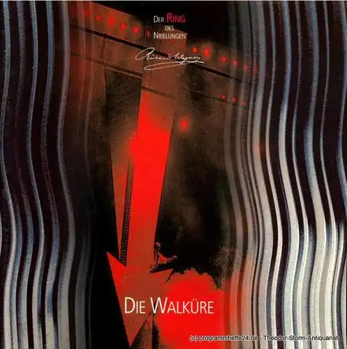 Sächsische Staatsoper Dresden, Semperoper, Christoph Albrecht, Hella Bartnig, Klaus Bertisch: Programmheft Die Walküre. Premiere am 11. November 2001. Spielzeit 2001 / 02 (18). 