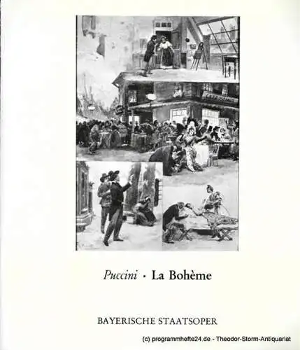 Bayerische Staatsoper, Staatsintendant August Everding: Programmheft La Boheme. Premiere 14. Juni 1969 (18). 