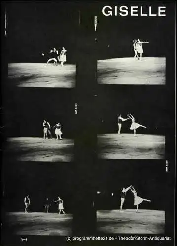 Bühnen der Landeshauptstadt Kiel, Joachim Klaiber, Mario Krüger: Programmheft GISELLE. Ballet phantastique von Saint-Georges, Gautier, Coralli. Kieler Erstaufführung 30. Dezember 1970. Spielzeit 1970 / 71 Heft 12 (18). 