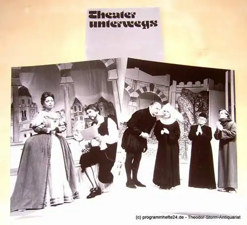 Theater unterwegs, Dieter Henkel: Programmheft Liebe auf Spanisch oder Der Hund des Gärtners. Komödie von Lope de Vega. Spielzeit 1997 / 98. Mit beiliegenden original Szenenfotos (18). 