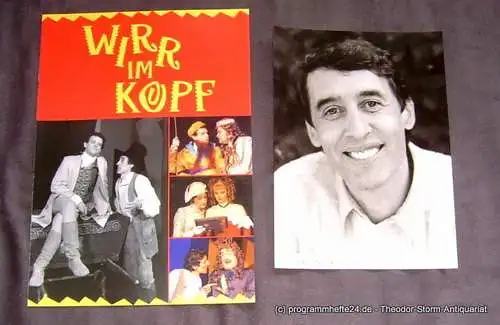 Hamburger Schauspielcompanie Adhoc, Konzertdirektion Landgraf: Programmheft Wirr im Kopf oder Die Hindernisse. Komödie von Moliere. Premiere am 27.9.1995 im Ernst-Deutsch-Theater Hamburg (18). 