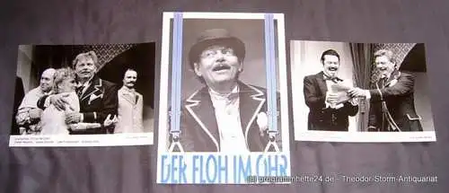 Theater am Kurfürstendamm, Direktion Wölffer: Programmheft Der Floh im Ohr. Lustspiel von Georges Feydeau. Tourneepremiere 2.2.1996 Theater Haus im Park, Bergedorf (18). 
