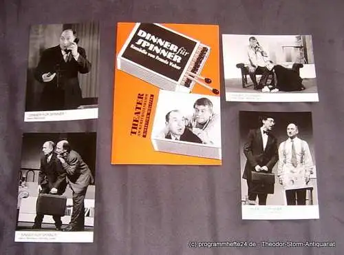 Theater am Kurfürstendamm, Direktion Wölffer: Programmheft Dinner für Spinner. Komödie von Francis Veber. Premiere 22. August 1996 (18). 