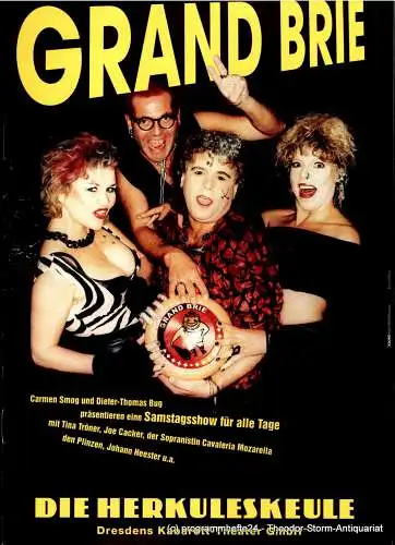 Die Herkuleskeule. Dresdens Kabarett-Theater GmbH, Wolfgang Schaller, Klaus Mand: Programmheft GRAND BRIE (18). 
