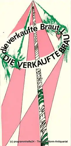 Stadttheater Freiberg, Rosemarie Dietrich, Manfred Claus: Programmheft Die verkaufte Braut. Spielzeit 1979 / 80 Heft 9 (18). 
