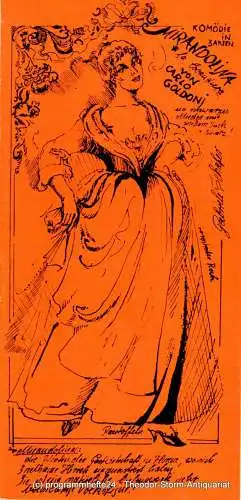 Stadttheater Freiberg, Rosemarie Dietrich, Bernd Guhr: Programmheft Mirandolina. Komödie von Carlo Goldoni. Spielzeit 1979 / 80 Heft 5 (18). 