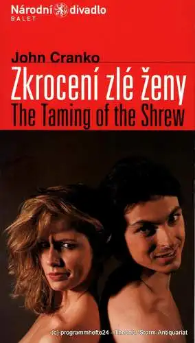 Narodni divadlo Balet: Programmheft John Cranko: Zkroceni zle zeny. The Taming of the Shrew. Sezona 2002 / 2003 (18). 