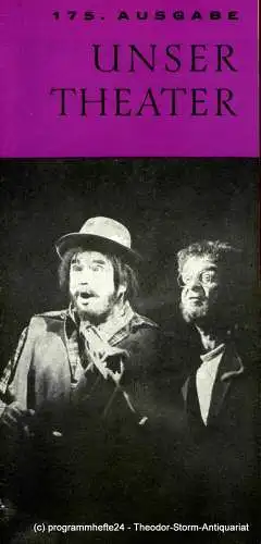 Stadttheater Freiberg, Eginhard Seilkopf, Manfred Claus, Fritz Hölzel: Programmheft Unser Theater Dezember 1979 / Januar 1980. Spielzeit 1979 / 80 (18). 