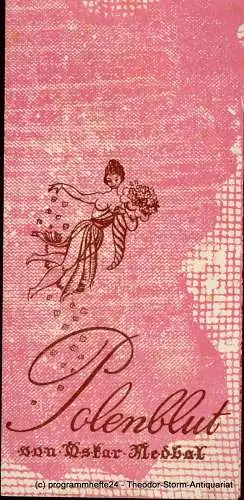 Stadttheater Freiberg, Günter Klingner, Sabine Grosse, Gregor Pabst: Programmheft POLENBLUT. Operette von Leo Stein. Spielzeit 1972 / 73 (18). 