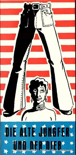 Stadttheater Freiberg, Rosemarie Dietrich, Manfred Claus: Programmheft Die Alte Jungfer und der Dieb. DDR-Erstaufführung. Programmheft Nr. 6 der Spielzeit 1976 / 77 (18). 