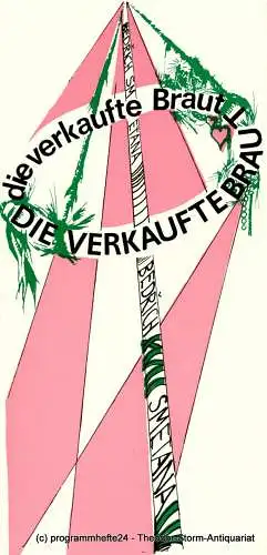 Stadttheater Freiberg, Rosemarie Dietrich, Manfred Claus, Waltraud Lindner: Programmheft Die verkaufte Braut. Spielzeit 1979 / 80 Prorgammheft Nr. 9 (18). 