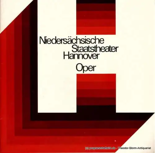 Niedersächsische Staatstheater Hannover, Opernhaus, Günter Roth, Raffael Nedomansky: Programmheft Der Troubadour. Oper von Giuseppe verdi. Mittwoch 12. Januar 1977 (18). 