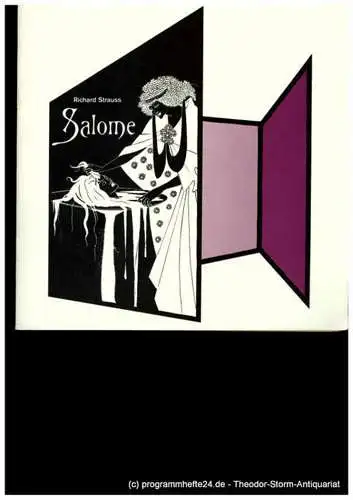 Niedersächsische Staatstheater Hannover, Günter Roth: Programmheft SALOME. Musikdrama von Richard Strauss. 2. Juni 1980 (18). 