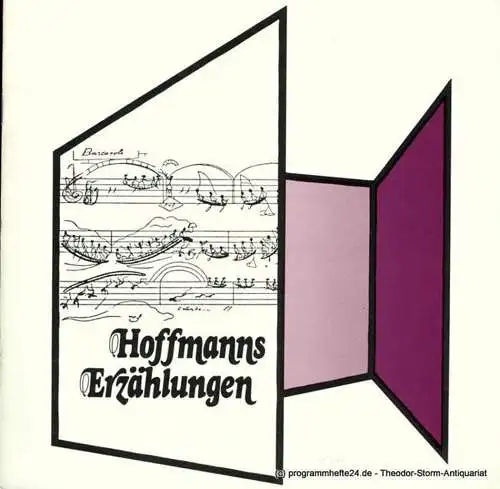Niedersächsische Staatstheater Hannover, Günter Roth, Alexander May, Karl hermann Schlüter: Programmheft Hoffmanns Erzählungen. Phantastische Oper von Jules Barbier. 15. Oktober 1978 (18). 