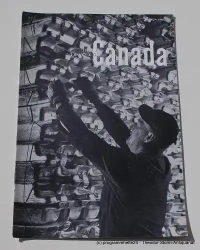 Canadian Broadcasting Corporation: Programmheft This is Canada. La Voix du Canada MARCH 1950 (18). 