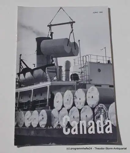 Canadian Broadcasting Corporation: Programmheft This is Canada. La Voix du Canada JUNE 1950 (18). 