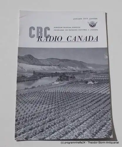 Canadian Broadcasting Corporation: Programmheft CBC European Program Schedule RADIO CANADA JANUARY 1954 (18). 