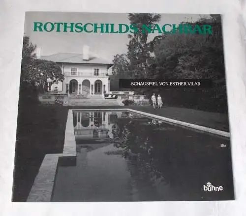 Bühne 64, Margot Medicus: Programmheft Rothschilds Nachbar von Esther Vilar 1991 (18). 