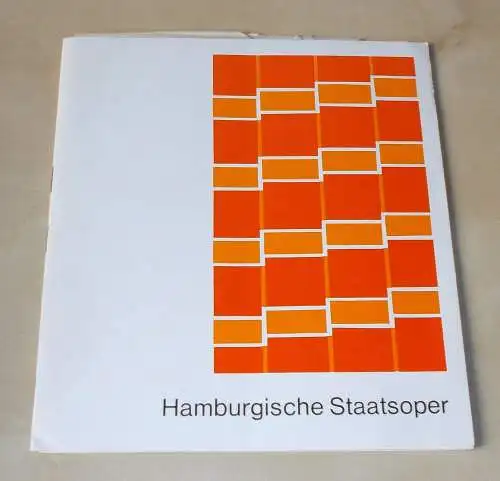 Hamburgische Staatsoper, Rolf Liebermann, Irmgard Scharberth: Programmheft Uraufführung Das kommt davon oder Wenn Sardakai auf Reisen geht. 14. Heft 1969 / 70 (18). 