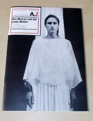 Altonaer Theater, Hans Fitze, Frank Pinkus: Programmheft Des Meeres und der Liebe Wellen. Trauerspiel von Franz Grillparzer. Programmheft 1 Spielzeit 1993 / 94 (18). 