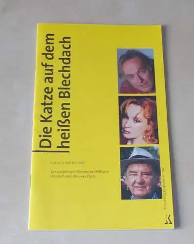 Theatergastspiele Kempf, Margrit Kempf: Programmheft Die Katze auf dem heißen Blechdach. Schauspiel von Tennessee Williams. Premiere 9. Januar 2005 (18). 
