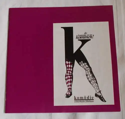 Komödie Winterhuder Fährhaus, Löffler, Mares, Lehmann, Spier: Programmheft Ein seltsames Paar. Komödie von Neil Simon. Spielzeit 1989 / 90 (18). 