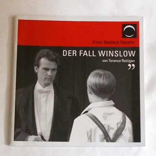 Ernst Deutsch Theater, Isabella Vertes-Schütter, Stefan Kroner: Programmheft Der Fall Winslow von Terence Rattigan. Premiere 6. März 2008. Spielzeit 2007 / 2008 (18). 