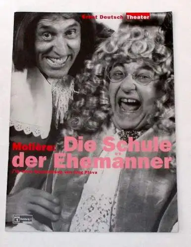 Ernst Deutsch Theater, Isabella Vertes-Schütter, Wolfgang Borchert: Programmheft Die Schule der Ehemänner von Moliere. Premiere 21. August 1997 (18). 