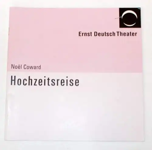 Ernst Deutsch Theater, Volker Lechtenbrink: Programmheft Hochzeitsreise von Noel Coward. Premiere 11. November 2004 (18). 