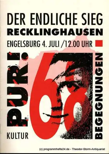 Kulturamt Recklinghausen: Programmheft Der endliche Sieg von Christof Wackernagel. Engelsburg Recklinghausen 4. Juli 1993 (18). 
