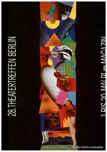 Berliner Festspiele, Ulrich Eckhardt, Hinrich Gieseler, Torsten Maß: Berliner Festspiele Magazin 1 / 91 Mai 1991 28. Theatertreffen Berlin 1. bis 20. Mai 91 (18). 