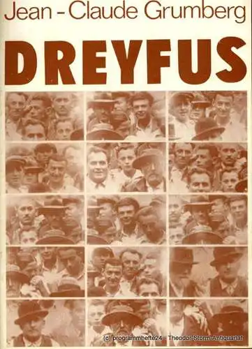 Deutsches Theater Berlin, Staatstheater der DDR, Gerhard Wolfram, Mans-Martin Rahner: Programmheft DREYFUS von Jean-Claude Grumberg. DDR-Erstaufführung. Gastspiel in bat (18). 