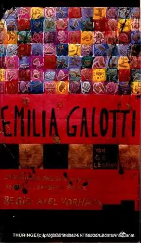 Thüringer Landestheater Rudolstadt, Peter P. Pachl, Heide Palmer, Laszlo Litterati-Vegh: Programmheft Emilia Galotti. Premiere 30. Oktober 1992 im Großen Haus. Spielzeit 1992 / 93 Heft 3 (18). 