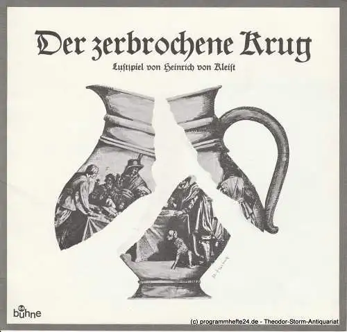 Bühne 64, Jürg Medicus: Programmheft Der zerbrochene Krug. Lustspiel von Heinrich von Kleist (18). 