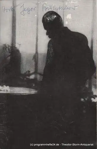 Schlosspark  Theater Berlin-Steglitz, Boleslaw Barlog: Programmheft Jegor Bulytschow und die anderen. Szenen von Maxim Gorki. Spielzeit 1967 / 68 (18). 