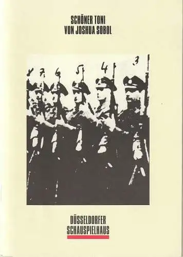 Neue Schauspiel GmbH, Düsseldorfer Schauspielhaus, Volker Canaris, Christine Besier: Programmheft Uraufführung Joshua Sobol SCHÖNER TONI 12. Juni 1994 Spielzeit 1993 / 94 (18). 