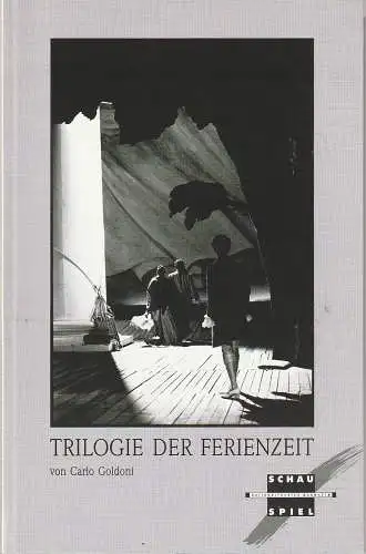 Nationaltheater Mannheim, Arnold Petersen, Hans-Jürgen Drescher, Martina Michelsen: Programmheft Carlo Goldoni TRILOGIE DER FERIENZEIT Premiere 25. Februar 1990 Spielzeit 1989 / 90 Nr. 11 (18). 
