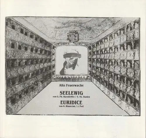 Saarländisches Staatstheater Saarbrücken, Mathias Rist: Programmheft EURIDICE / SEELEWIG Premiere 3. Februar 1985 Spielzeit 1984 / 85 (18). 