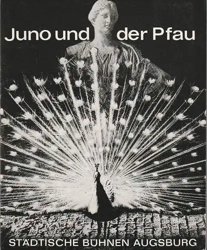 Städtische Bühnen Augsburg, Karl Bauer, Hermann Kleinselbeck: Programmheft Sean O'Casey JUNO UND DER PFAU 7. Februar 1968 (18). 