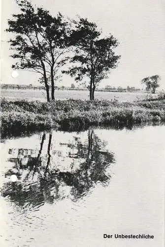 Landesbühne Niedersachsen Nord Wilhelmshaven, Rudolf Stromberg, Yvonne Sturzenegger: Programmheft Hugo von Hofmannsthal DIE UNBESTECHLICHE Spielzeit 1967 / 68 Heft 2 (18). 