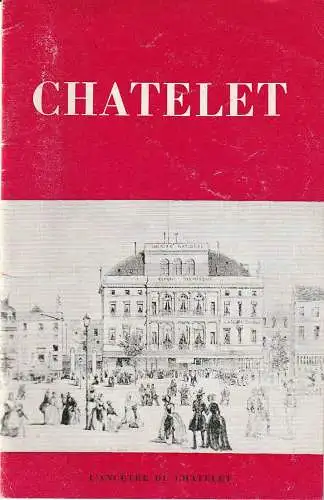 Theatre Chatelet: Programmheft Marcel Achard EUGENE LE MYSTERIEUX April 1964 (18). 