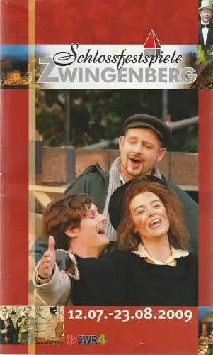 Schlossfestspiele Zwingenberg am Neckar e. V: Programmheft SCHLOSSFESTSPIELE ZWINGENBERG 12. 07. bis 23. 08. 2009 (18). 