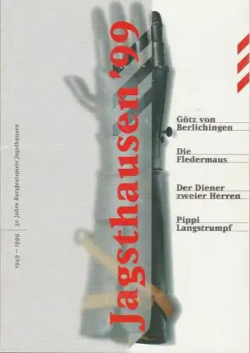 Burgfestspiele Jagsthausen, Peter Friedel, Markus Müller: Programmheft BURGFESTSPIELE JAGSTHAUSEN 1999 Spielzeit 50 (18). 