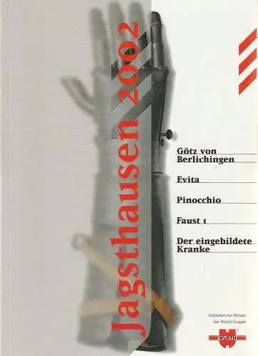 Burgfestspiele Jagsthausen, Peter Friedel, Markus Müller, Heide Recker: Programmheft BURGFESTSPIELE JAGSTHAUSEN 2002 Spielzeit 53 (18). 