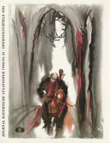 Bayerische Staatsoper, Wolfgang Sawallisch, Ulrike Hessler, Barbara Maria Zollner: Journal Bayerische Staatsoper 1990 / 91 - 10 Opernfestspiele 1991 (18). 