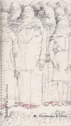 Stadttheater St. Gallen, Werner Signer, Peter Schweiger, Madeleine Herzog: Programmheft Max Frisch ANDORRA Premiere 17. September 1999 (18). 