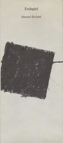 Vaganten-Bühne: Programmheft Samuel Beckett ENDSPIEL Premiere 23. Januar 1990 (18). 