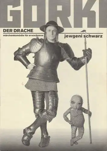 Maxim Gorki Theater, Bernd Wilms, Manfred Möckel, Elisabeth Rech, Sebastian Hoppe: Programmheft Jewgeni Schwarz DER DRACHE Premiere 21. Februar 1997 Spielzeit 1996 / 97 (18). 